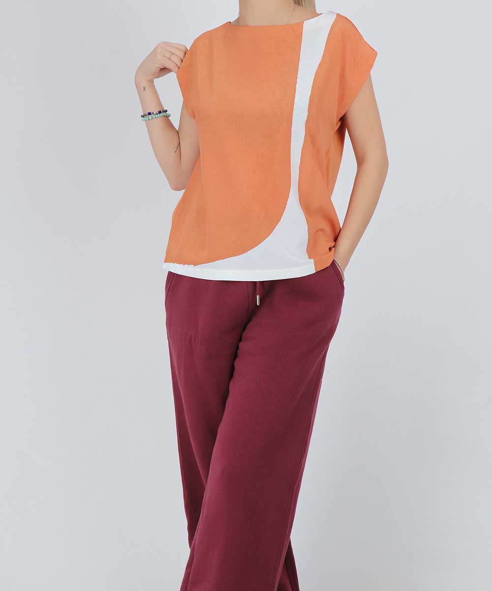 Bluza s.Oliver, portocaliu, 36