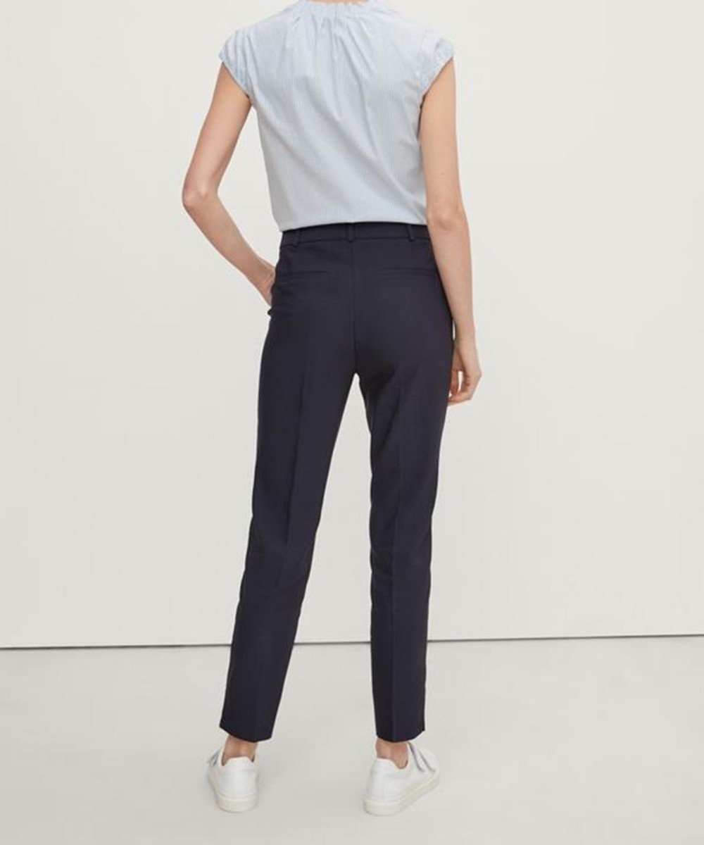 Pantaloni Comma, bleumarin - 1 | YEO