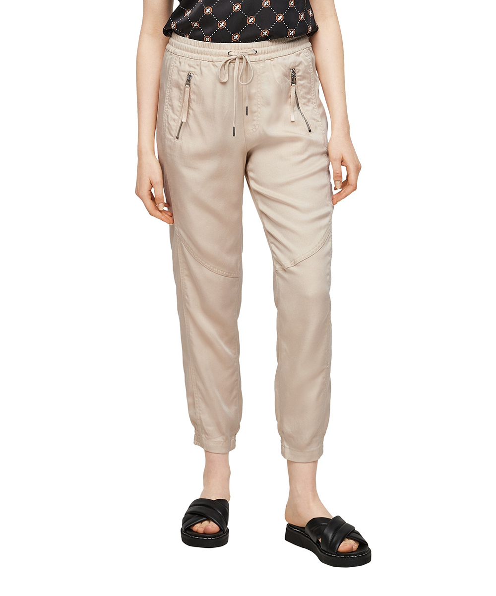 Pantaloni s.Oliver, crem