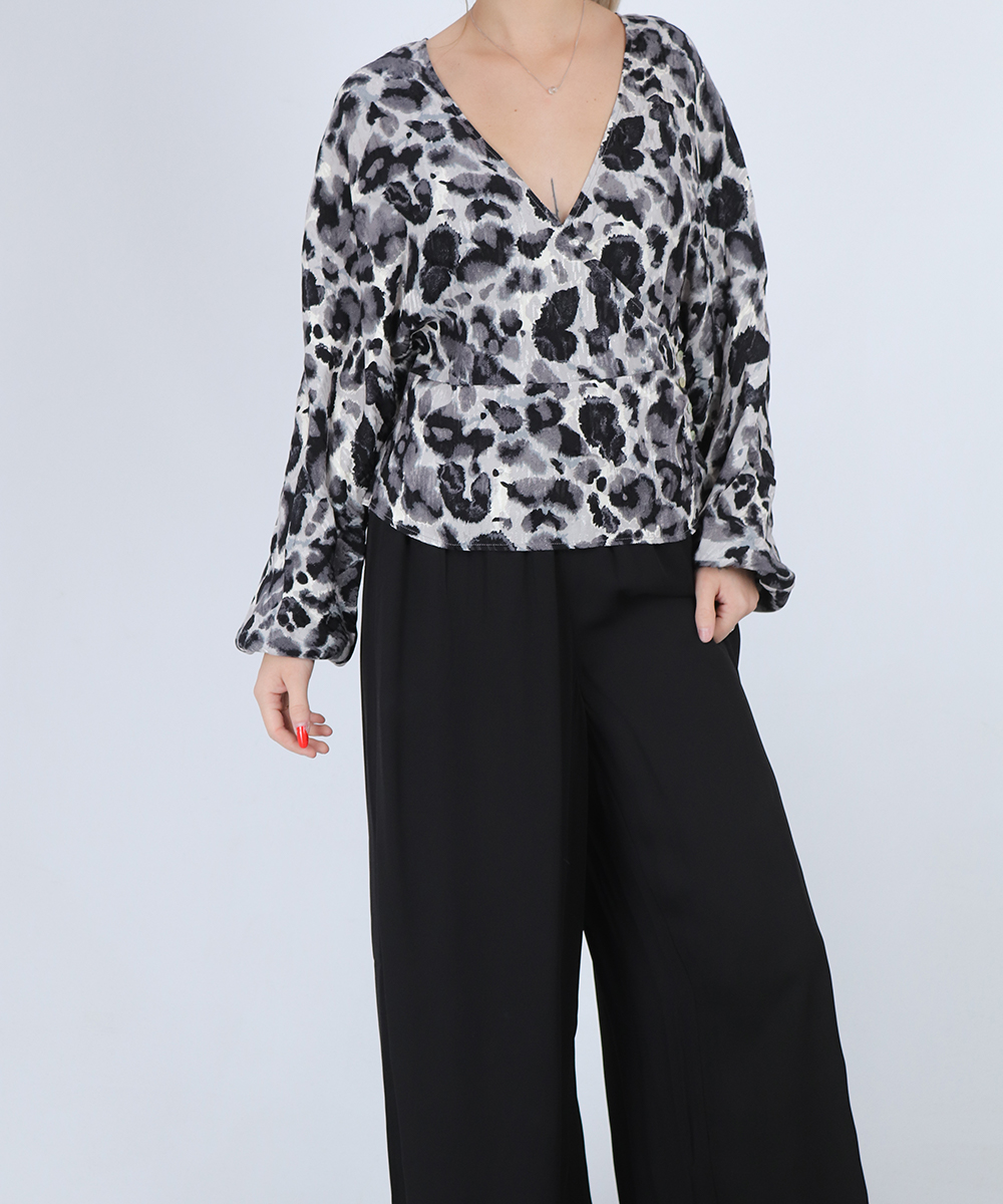 Bluza s.Oliver, gri inchis, 36