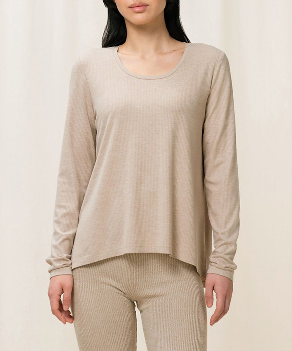 Bluza de pijama Triumph, crem