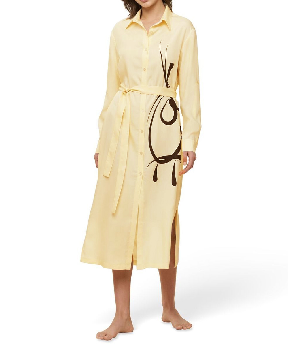 Rochie medie Triumph, crem