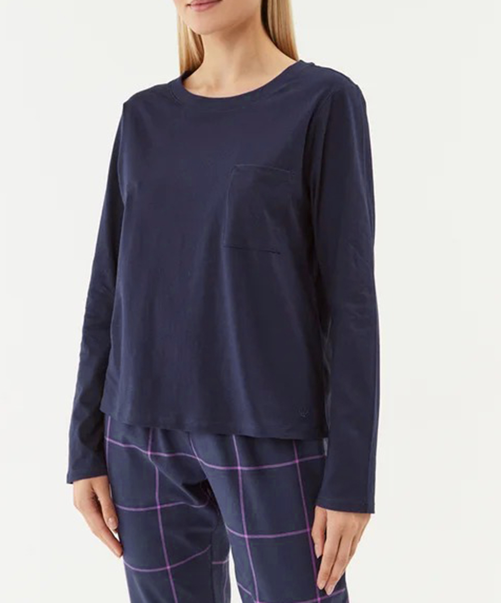 Bluza de pijama Triumph, bleumarin