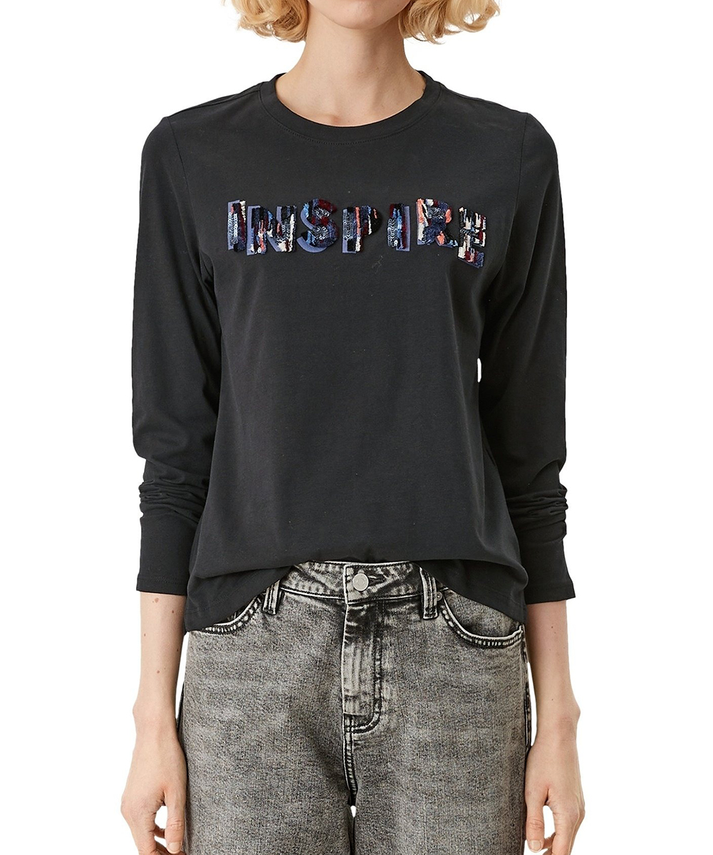 Bluza s.Oliver, negru, 34