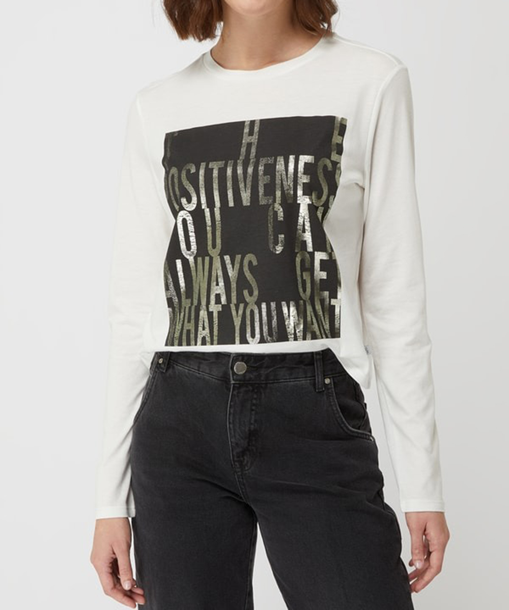 Bluza Q/S, alb, S