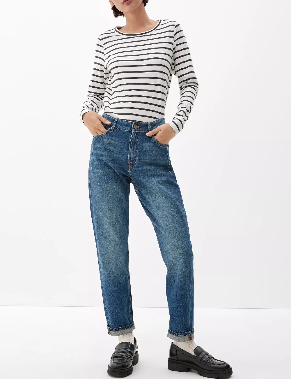 Bluza s.Oliver, alb - 1 | YEO