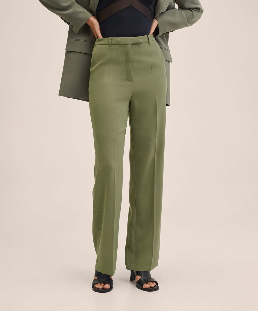 Pantaloni Mango, verde