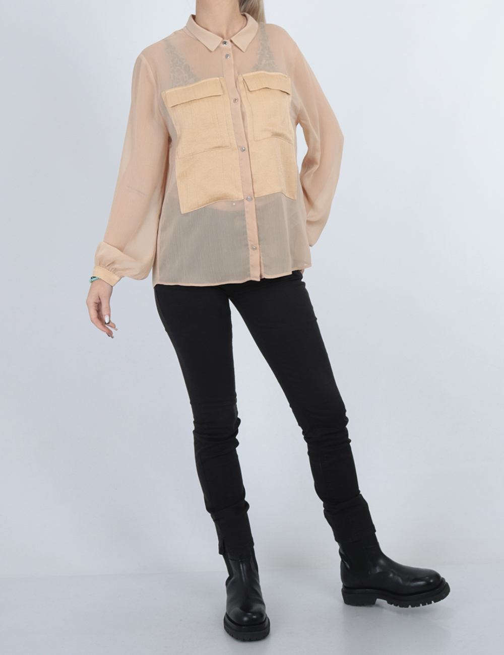 Camasa s.Oliver, crem