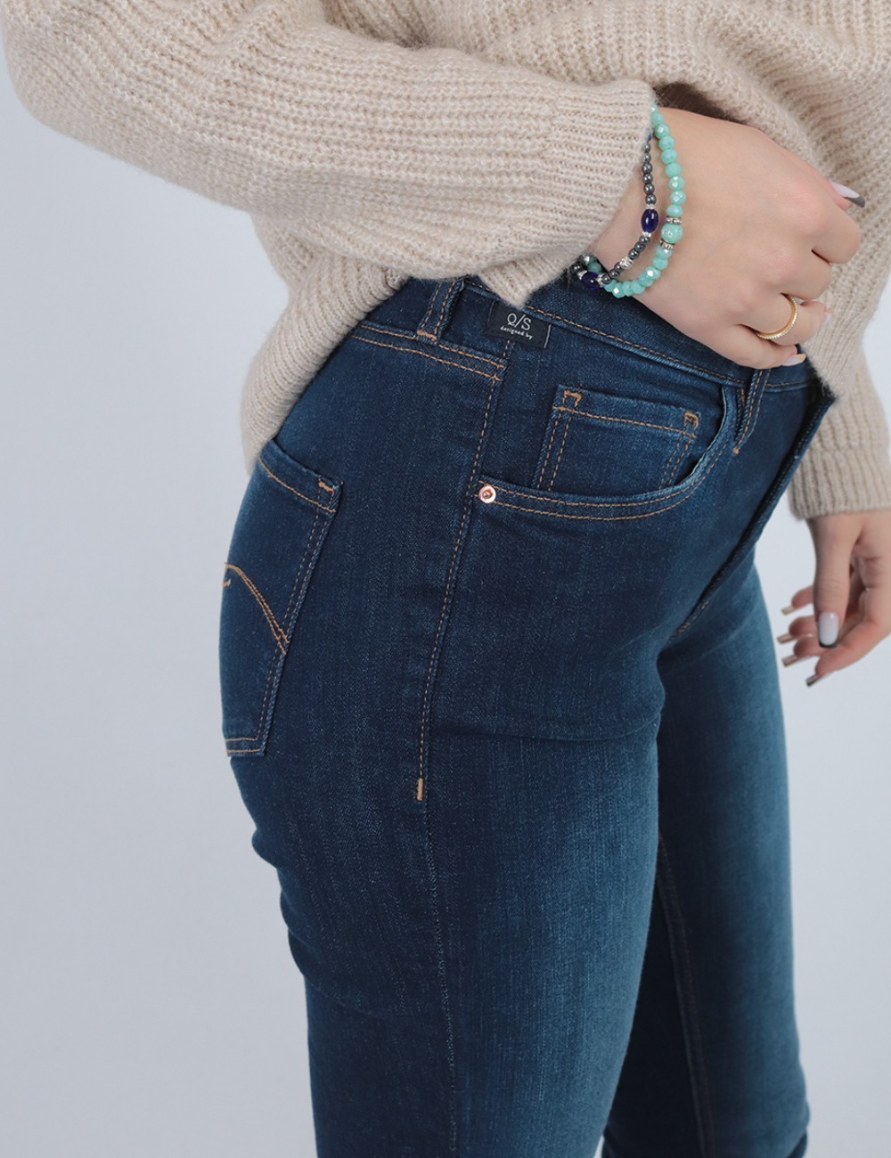 Blugi Q/S, bleumarin, 34/34 - 1 | YEO