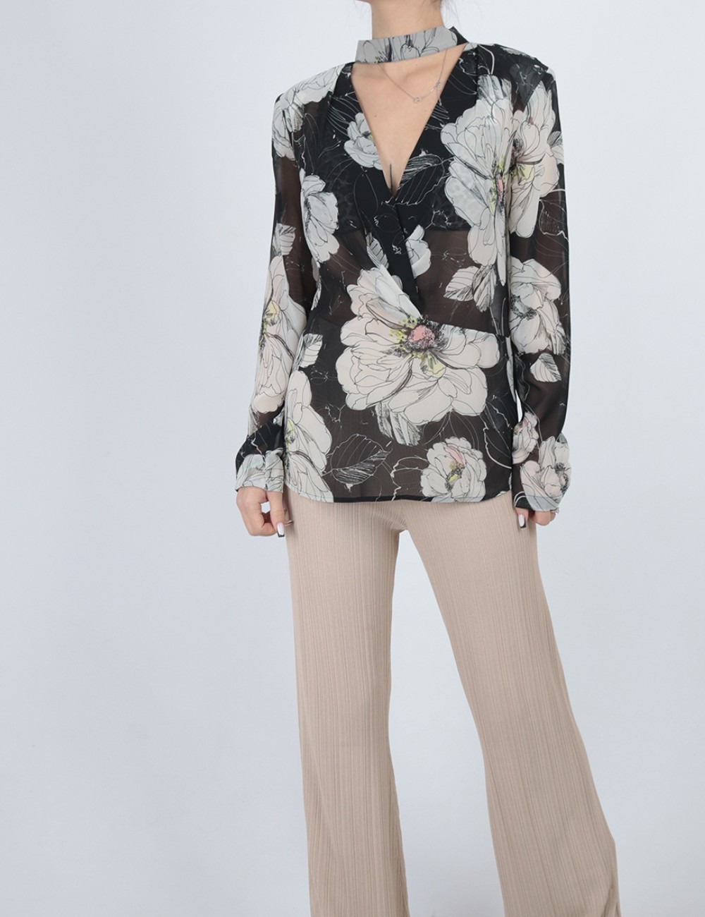 Camasa Marciano Guess, floral - 1 | YEO
