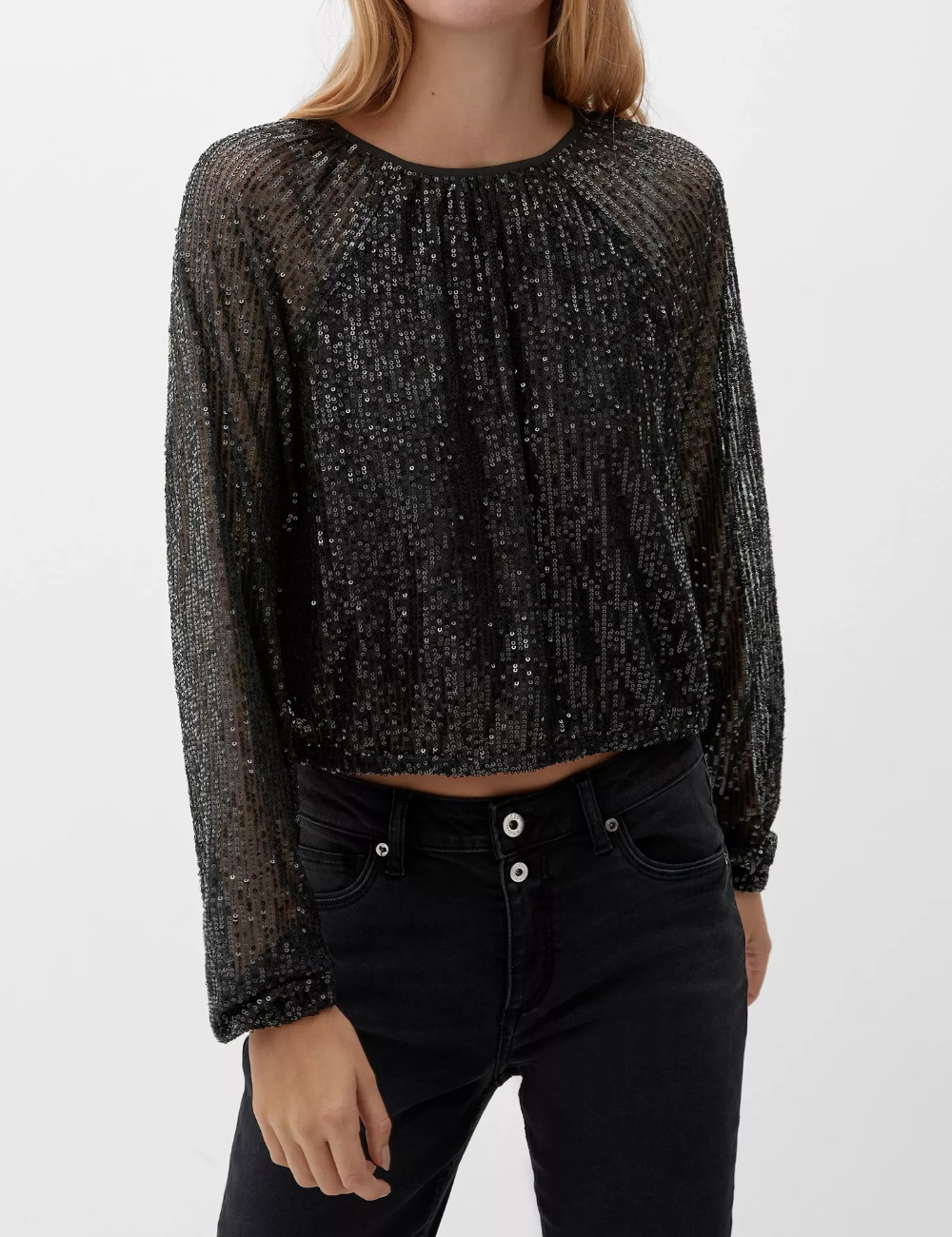 Bluza Q/S, negru