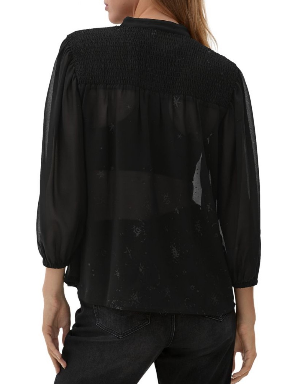 Bluza Q/S, negru - 1 | YEO