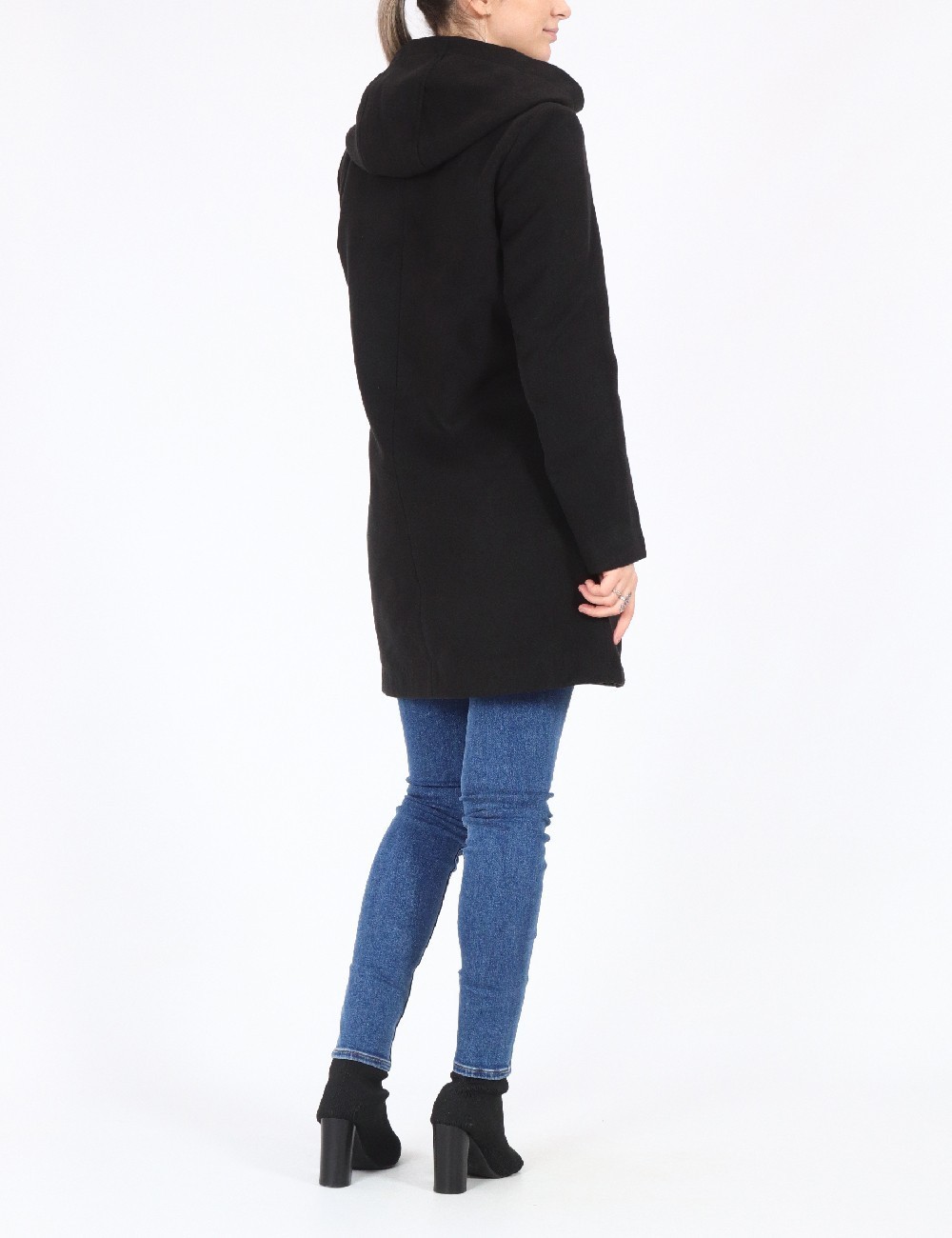 Palton Vila, negru - 1 | YEO
