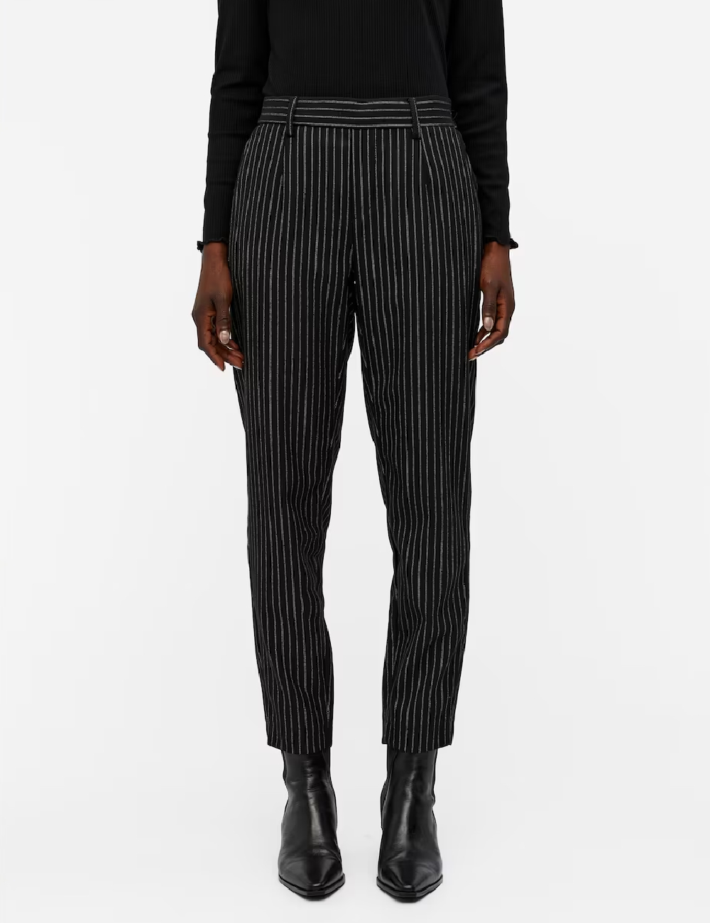 Pantaloni Object, negru