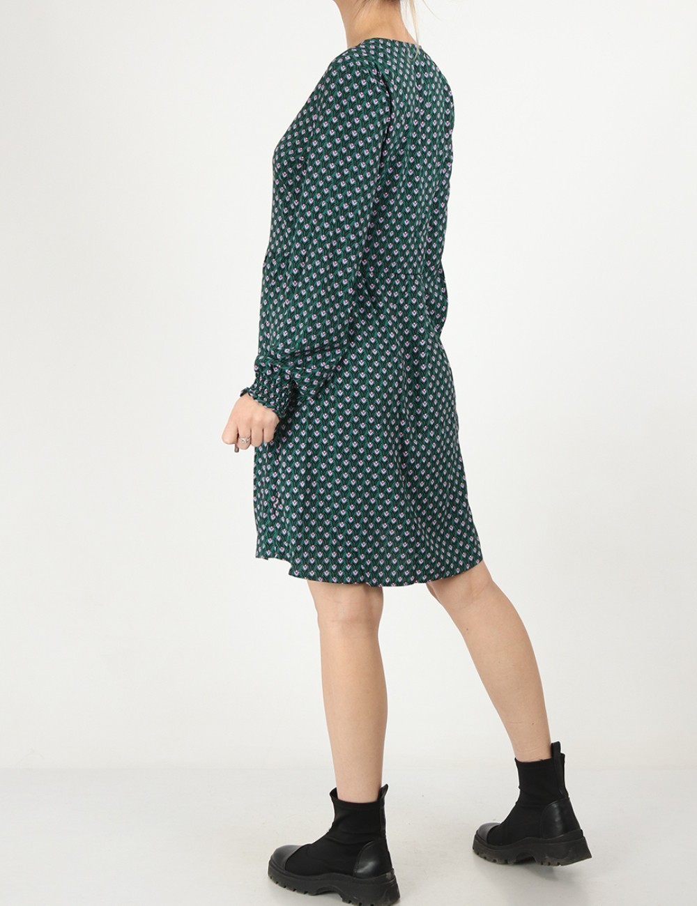 Rochie scurta Only, verde - 1 | YEO