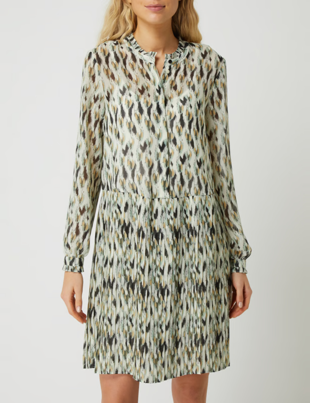 Rochie scurta s.Oliver, crem