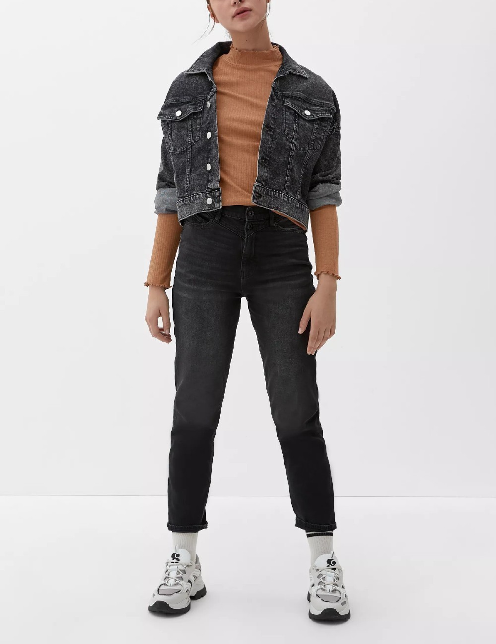Bluza Q/S, maro - 1 | YEO