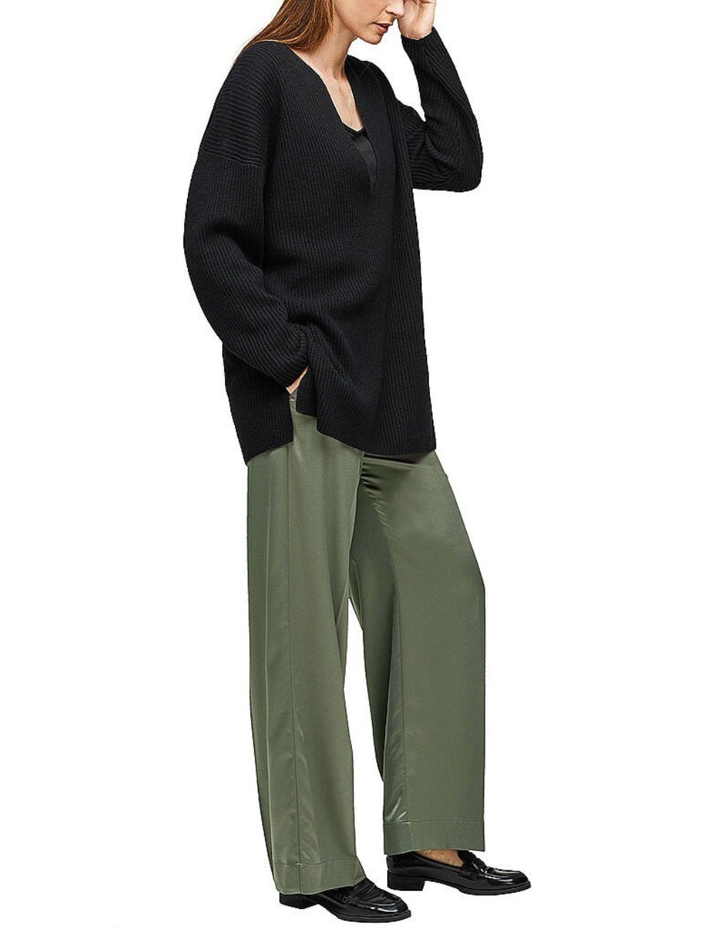 Pantaloni s.Oliver, verde - 1 | YEO