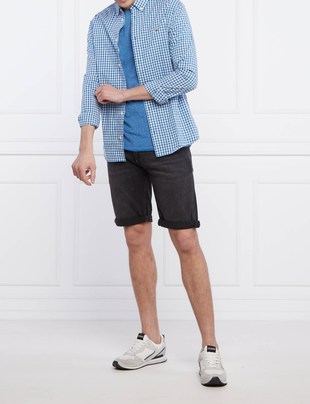 Pantaloni scurti Tommy Jeans, gri