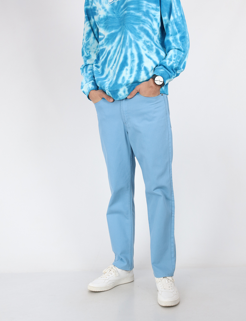 Pantaloni Jack&Jones, albastru
