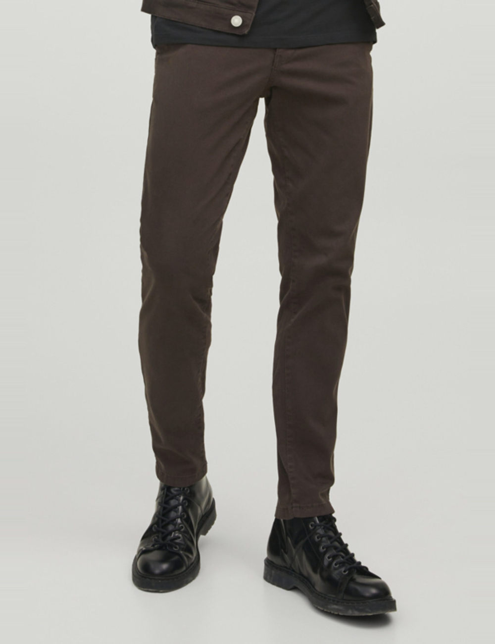 Pantaloni Jack&Jones, maro inchis