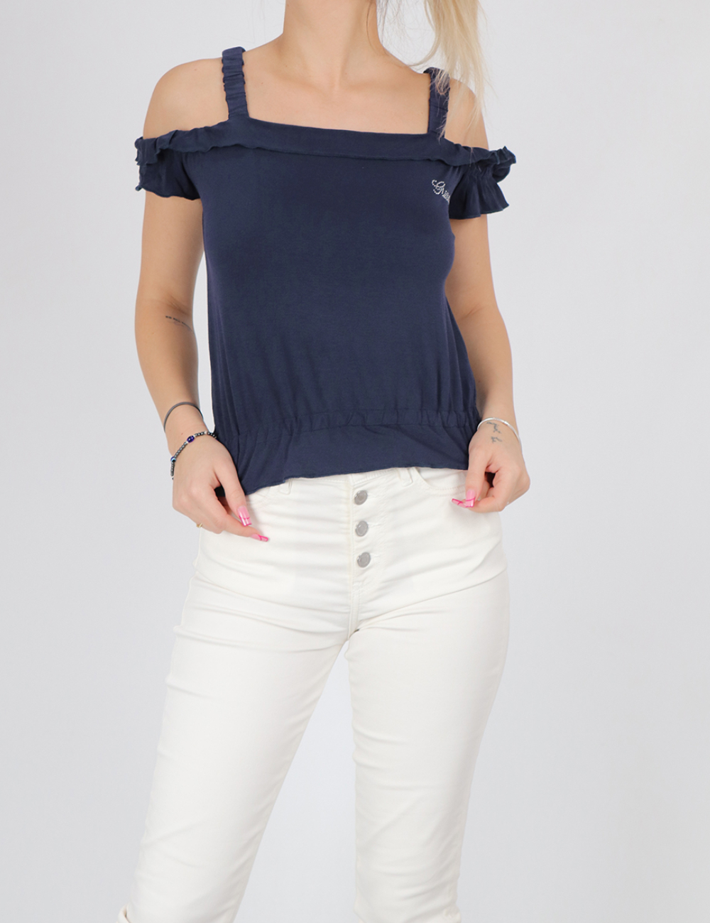 Bluza Guess, bleumarin