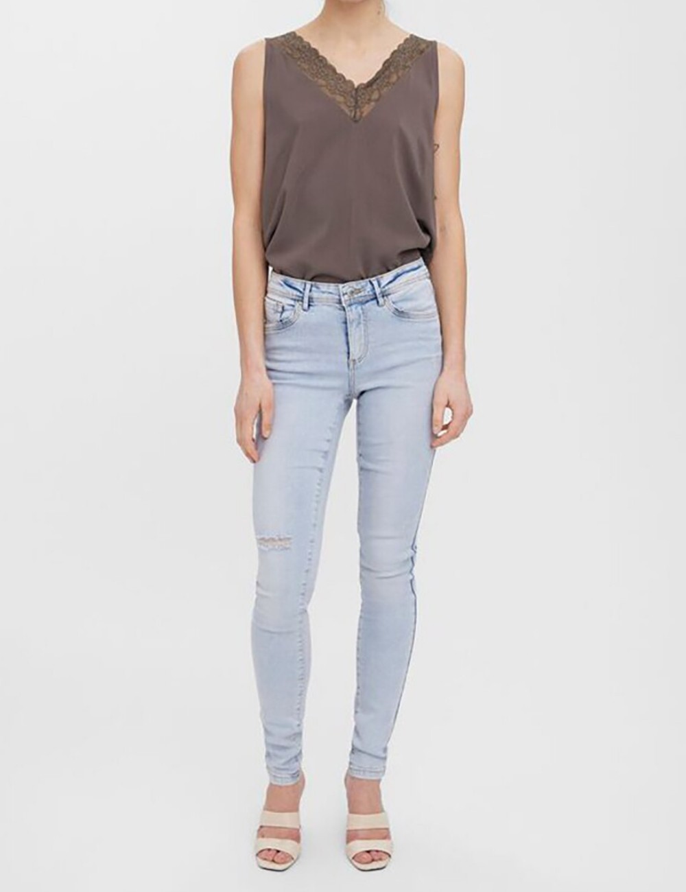 Blugi Vero Moda, albastru - 1 | YEO