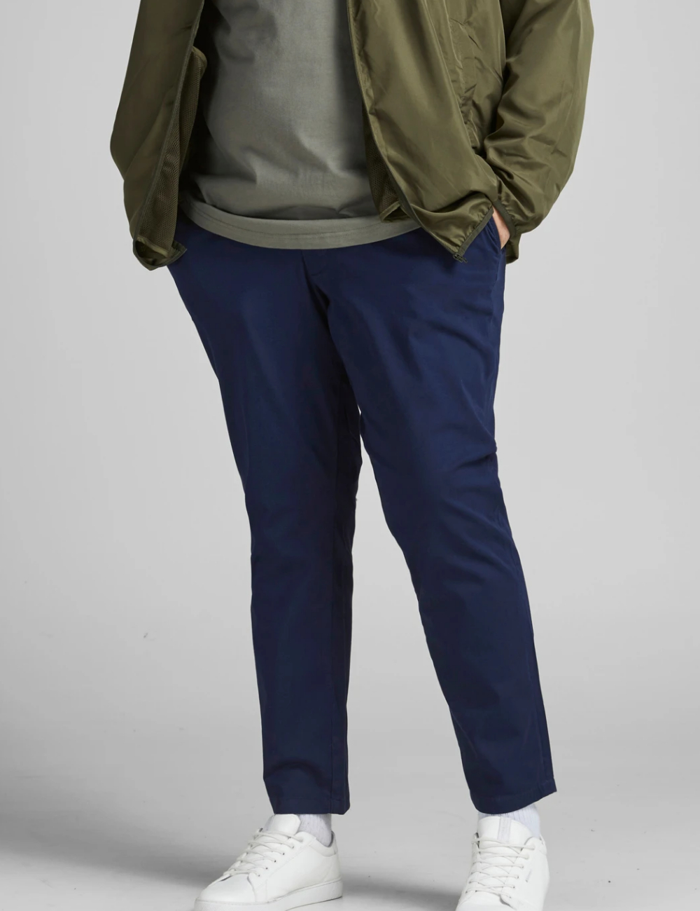 Pantaloni Jack&Jones Plus Size Men, bleumarin