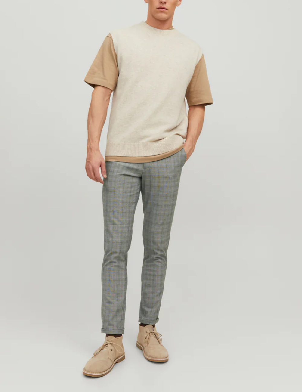 Pantaloni Jack&Jones, gri