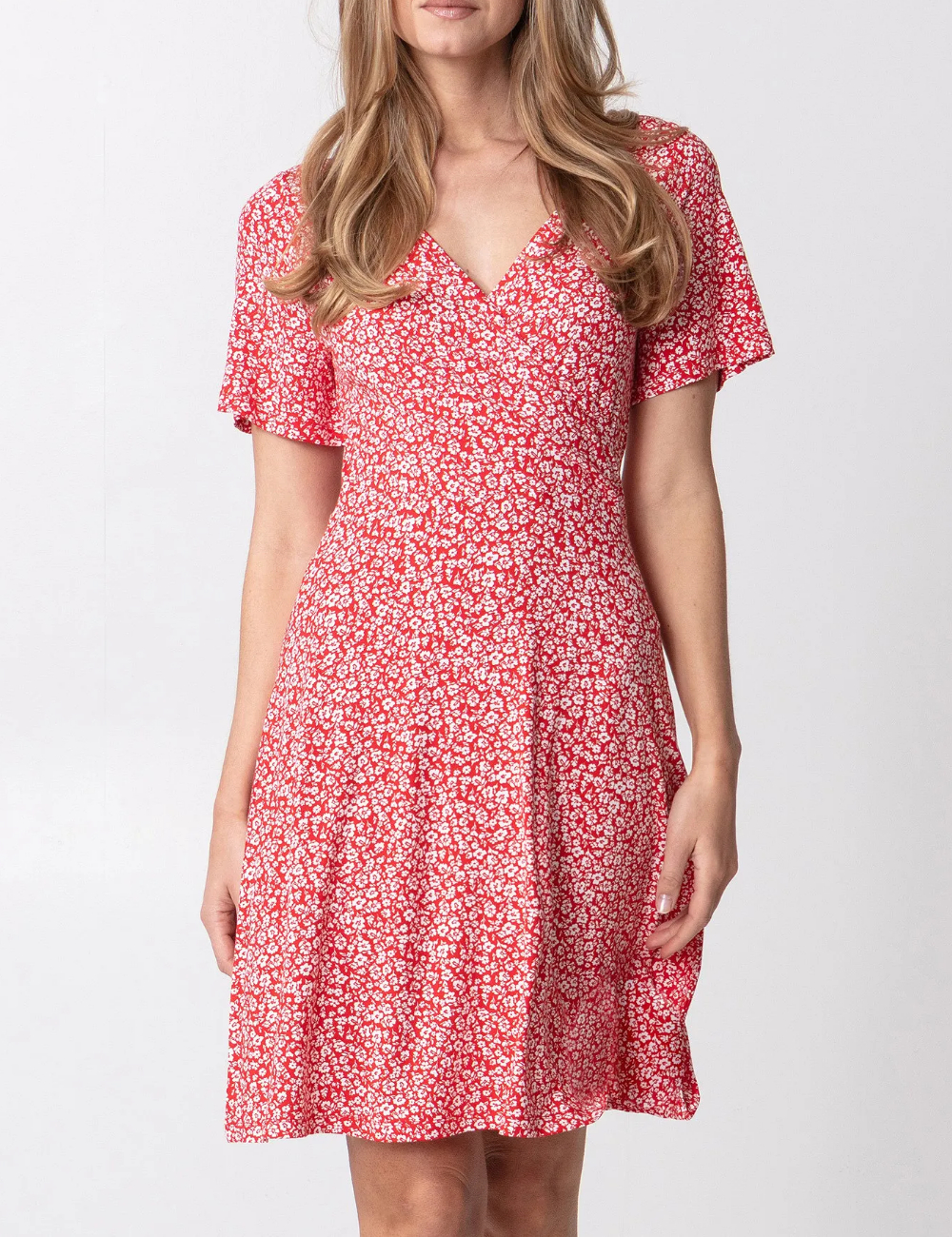 Rochie scurta Indiska, rosu