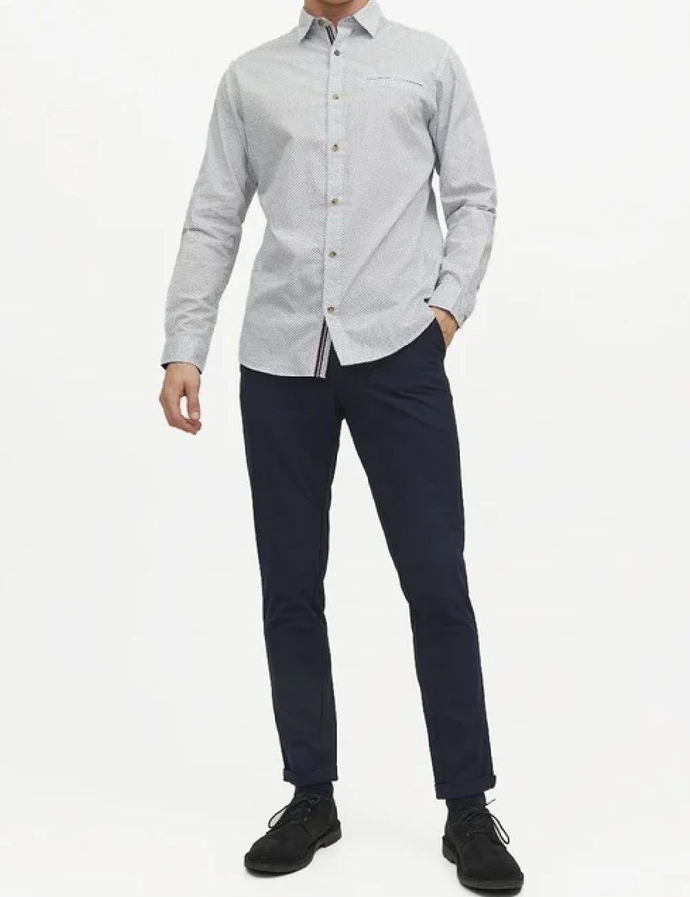 Pantaloni Jack&Jones, bleumarin