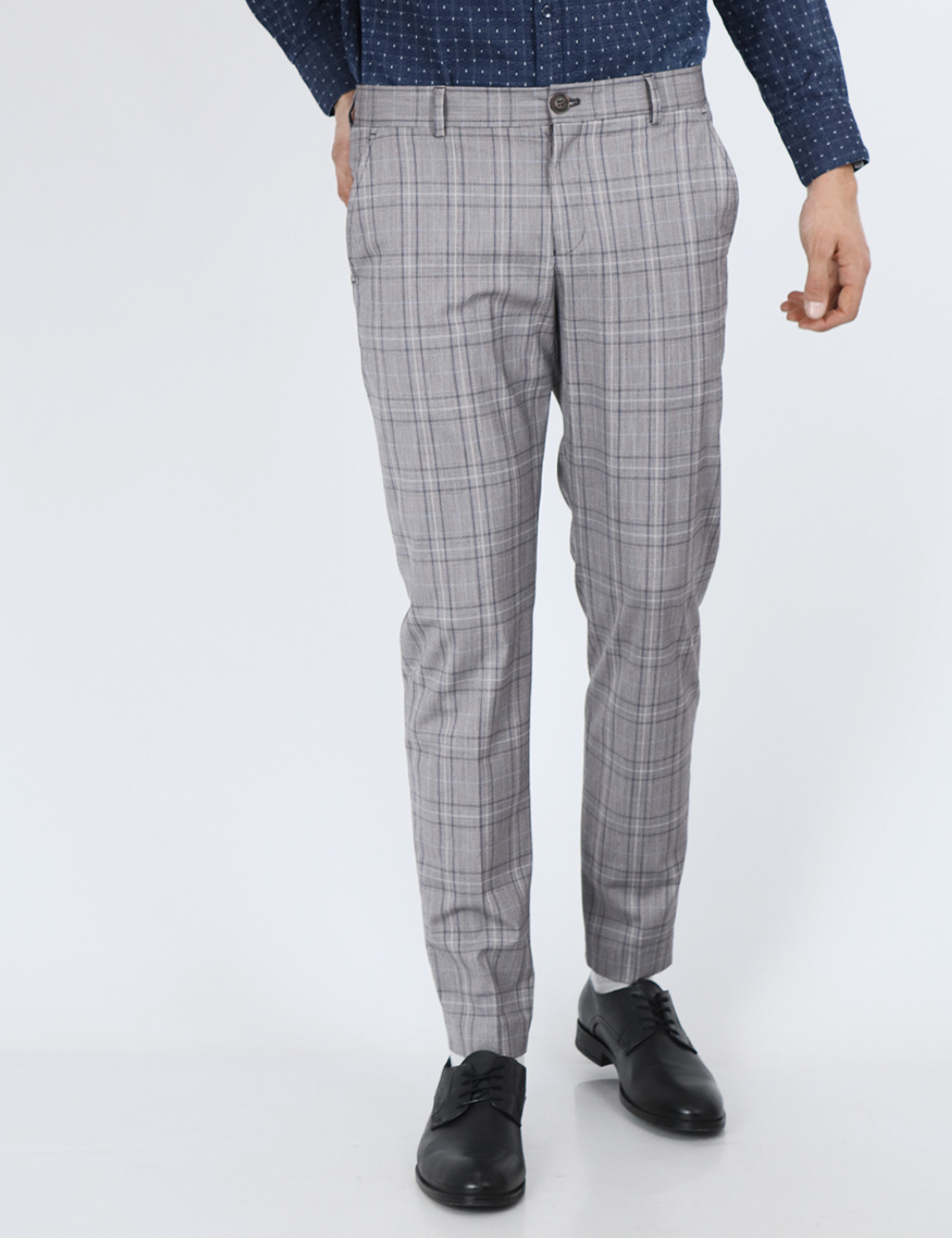Pantaloni Selected, gri