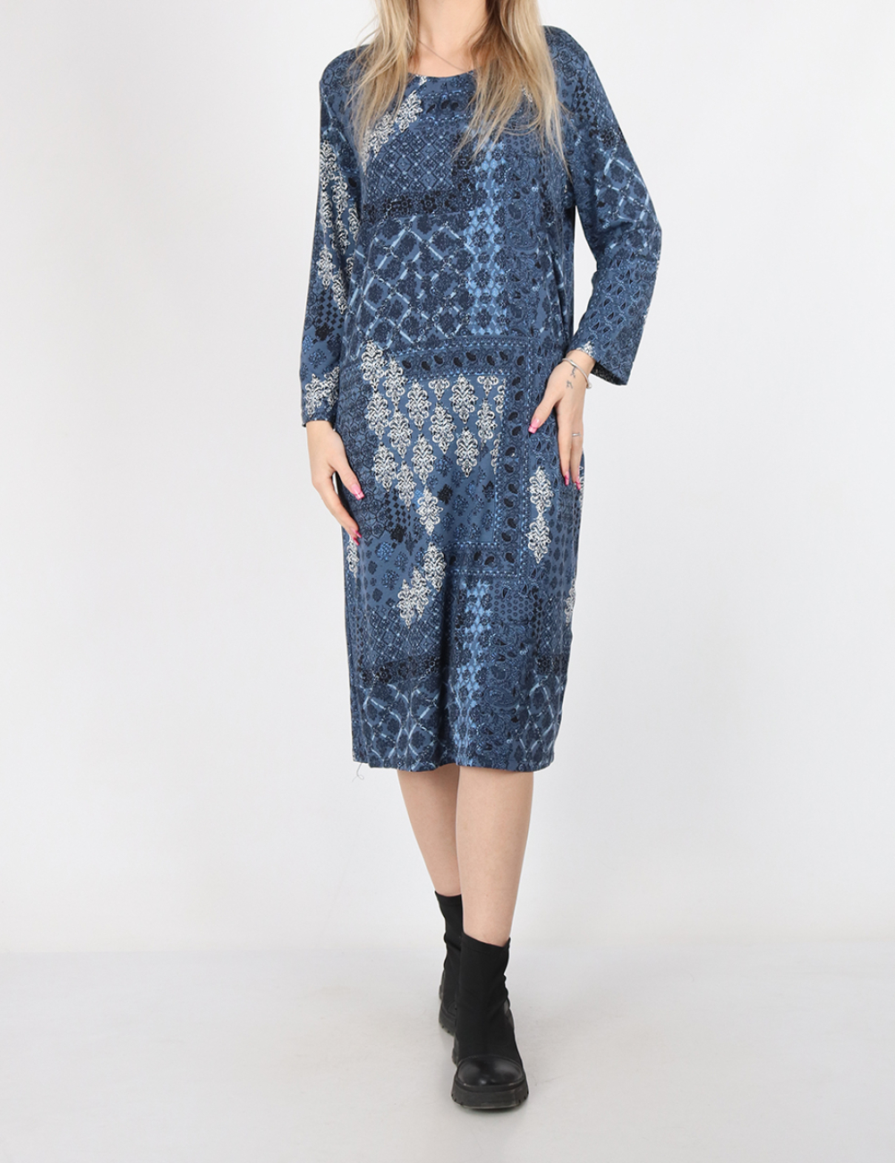 Rochie medie Indiska, albastru