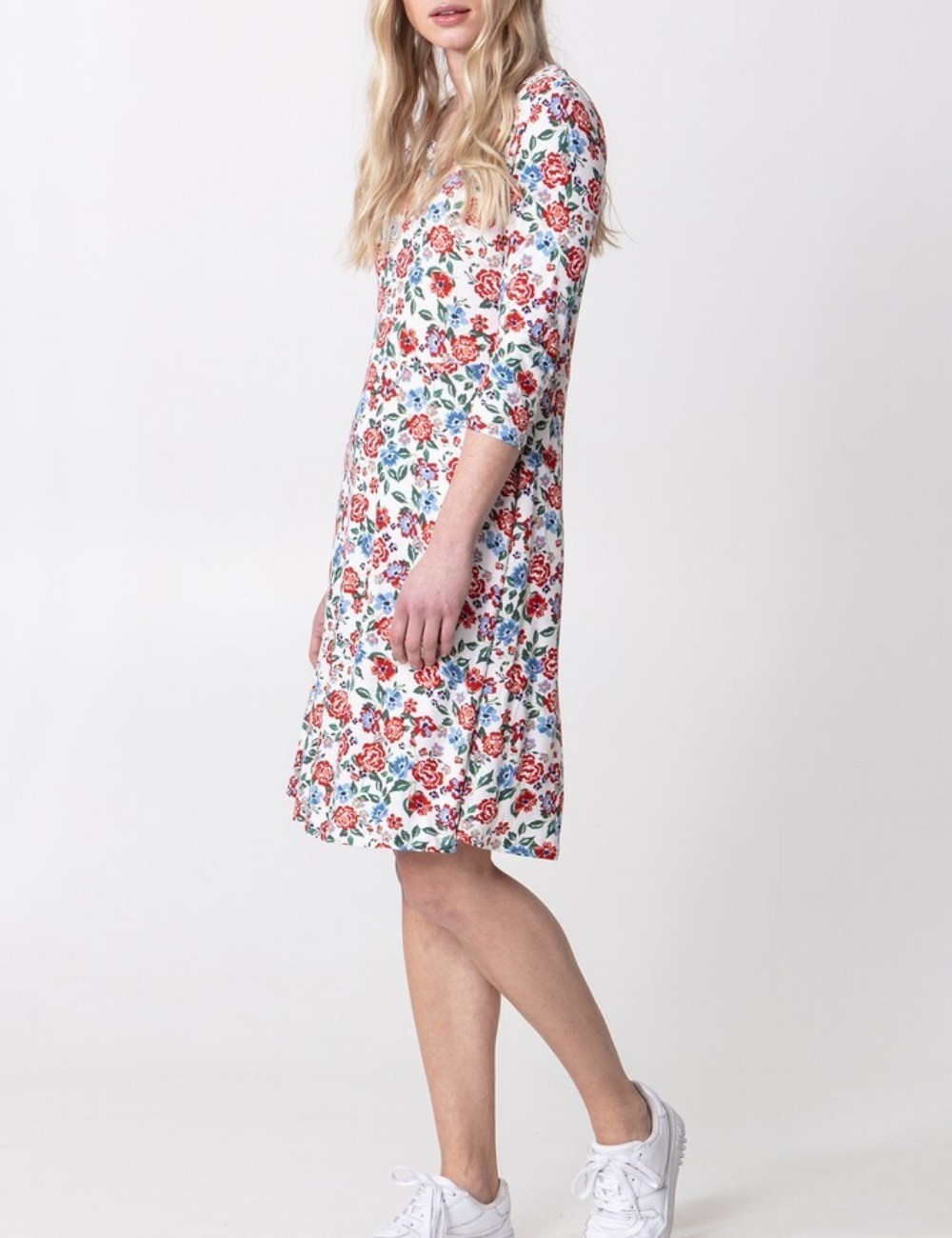 Rochie scurta Indiska, floral - 1 | YEO