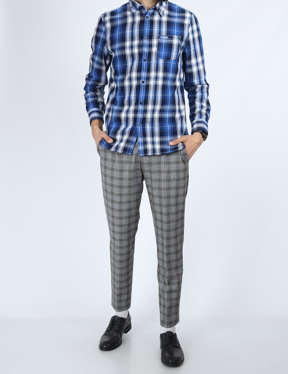 Pantaloni Selected, gri