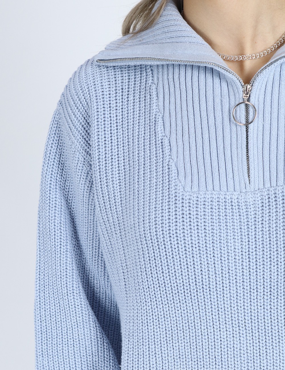 Pulover Indiska, bleu - 1 | YEO