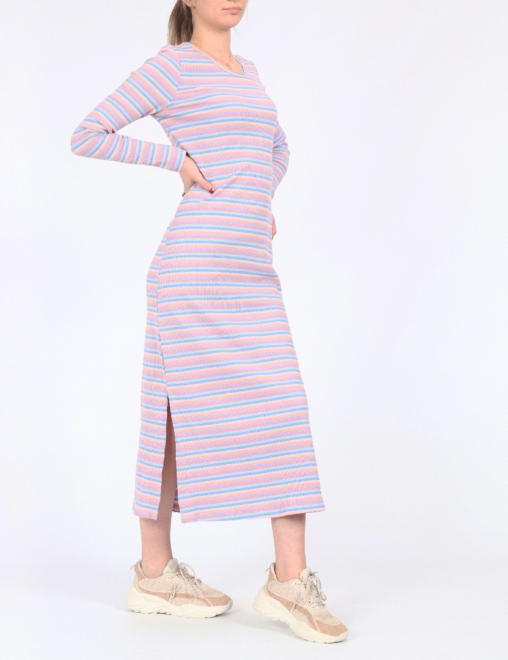 Rochie medie Ichi, mix culori - 1 | YEO