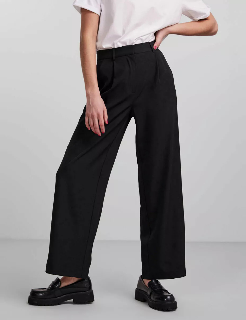 Pantaloni Pieces, negru