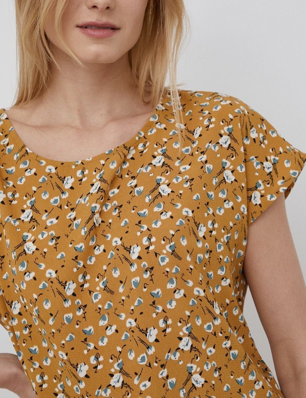 Bluza Jacqueline de Yong, mustar - 1 | YEO