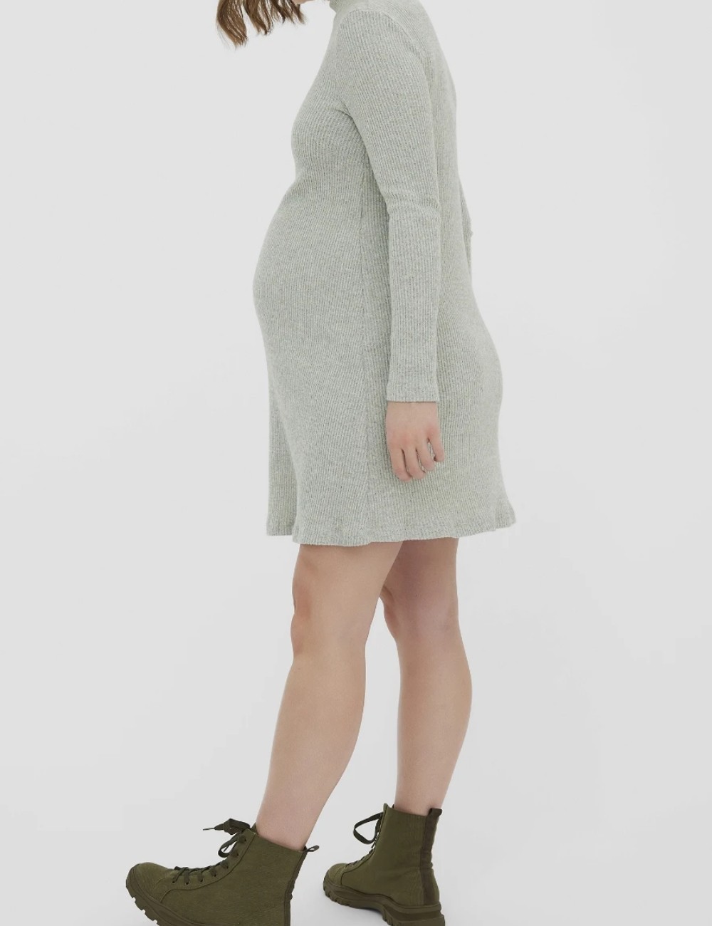 Rochie scurta Vero Moda Maternity, gri - 1 | YEO