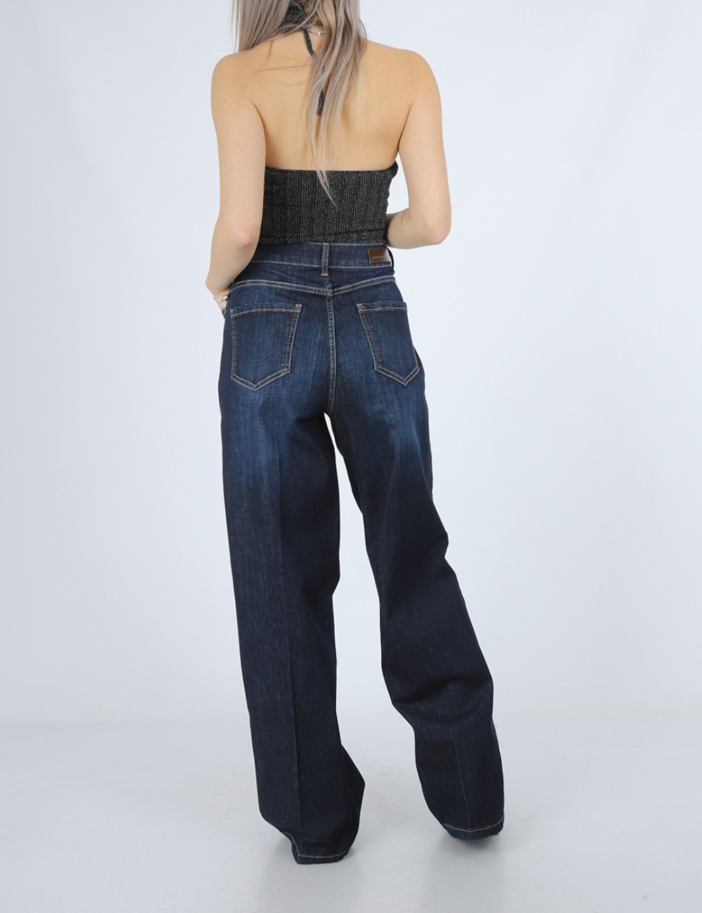 Blugi La Strada Unica, bleumarin - 1 | YEO