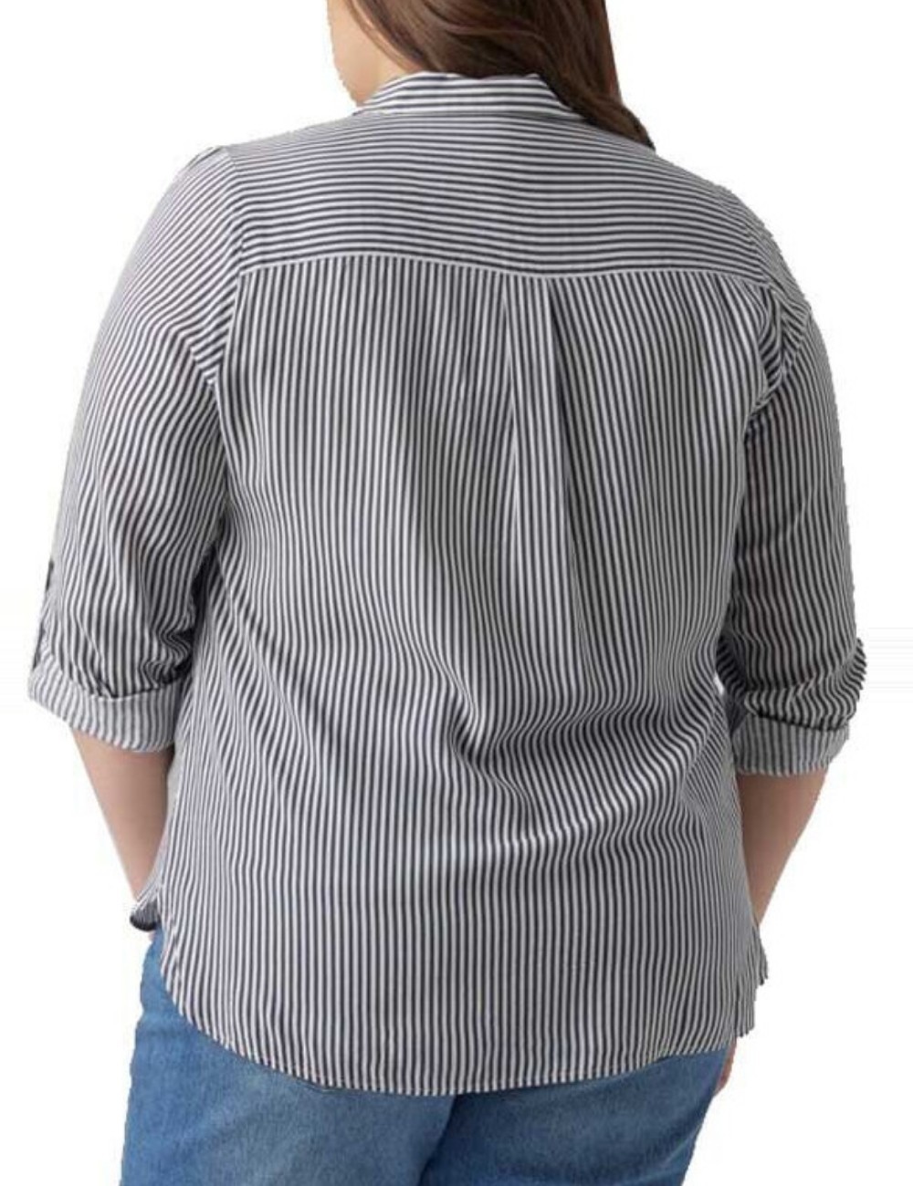 Camasa Vero Moda Curve, bleumarin - 1 | YEO