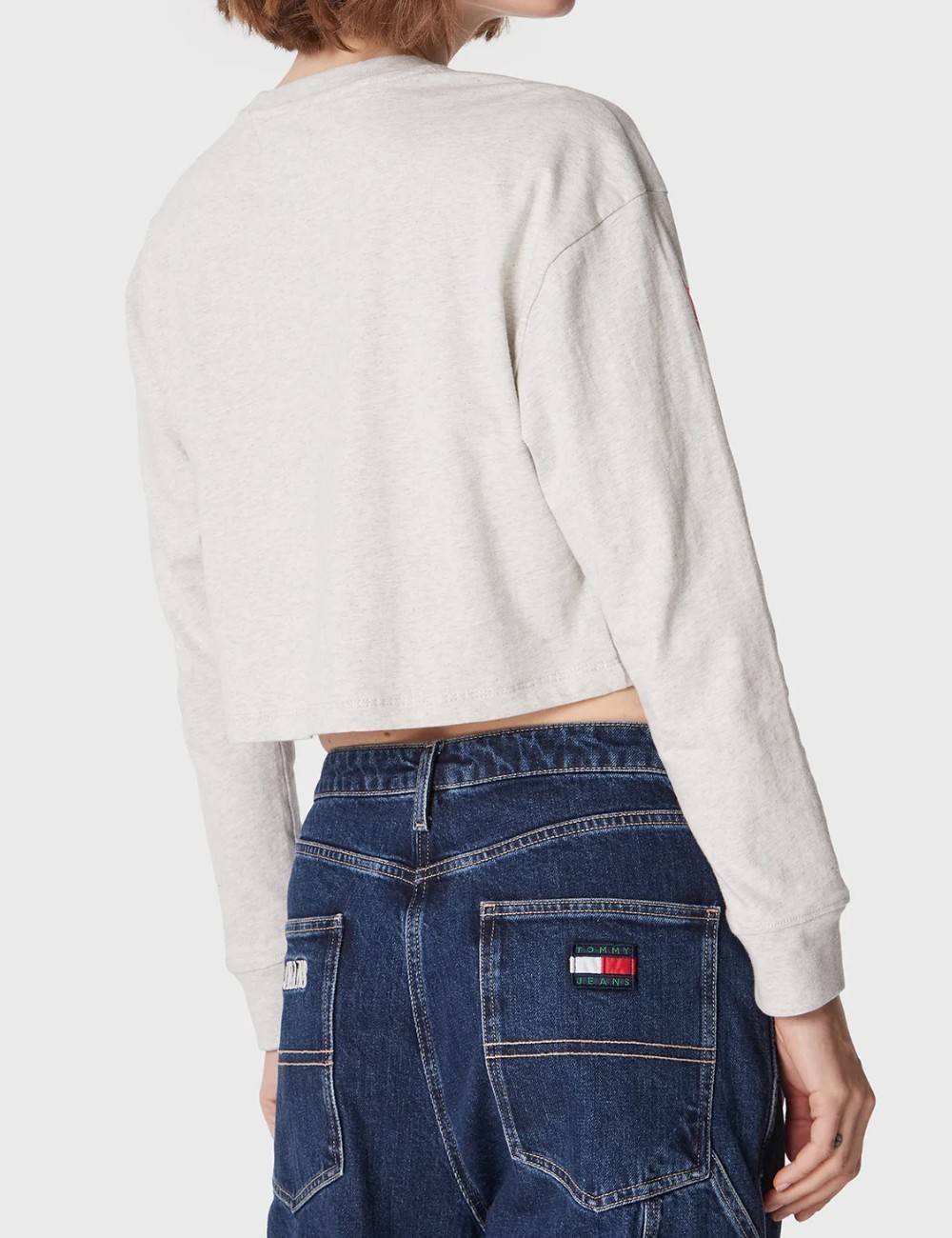 Top Tommy Jeans, gri - 1 | YEO