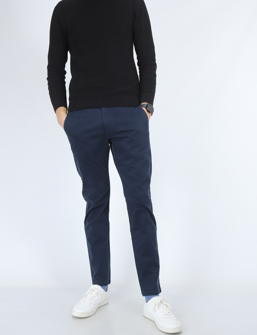 Pantaloni s.Oliver, bleumarin
