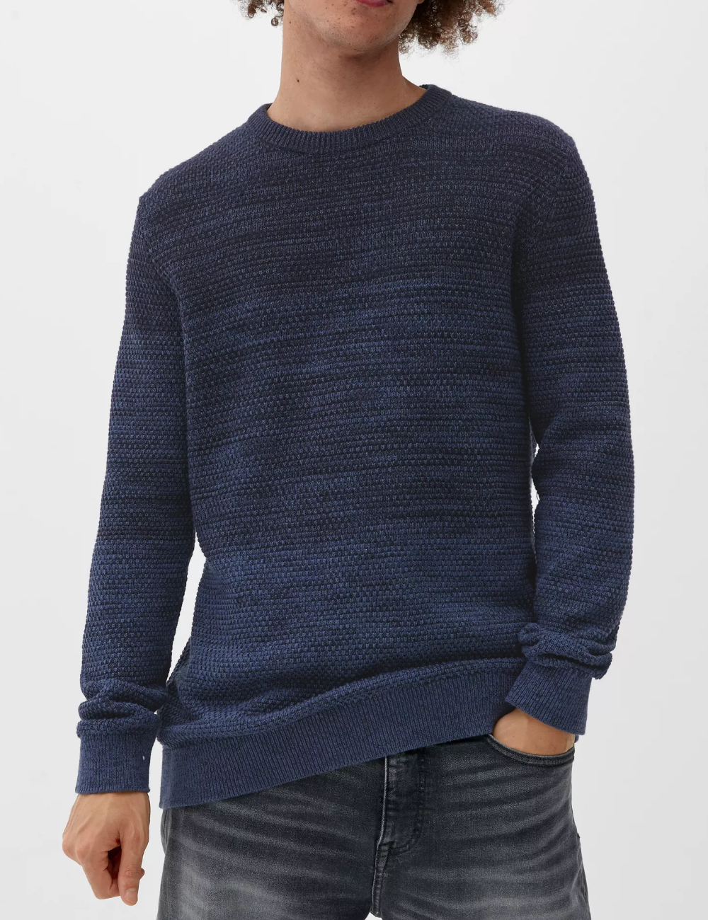 Bluza Q/S, bleumarin inchis