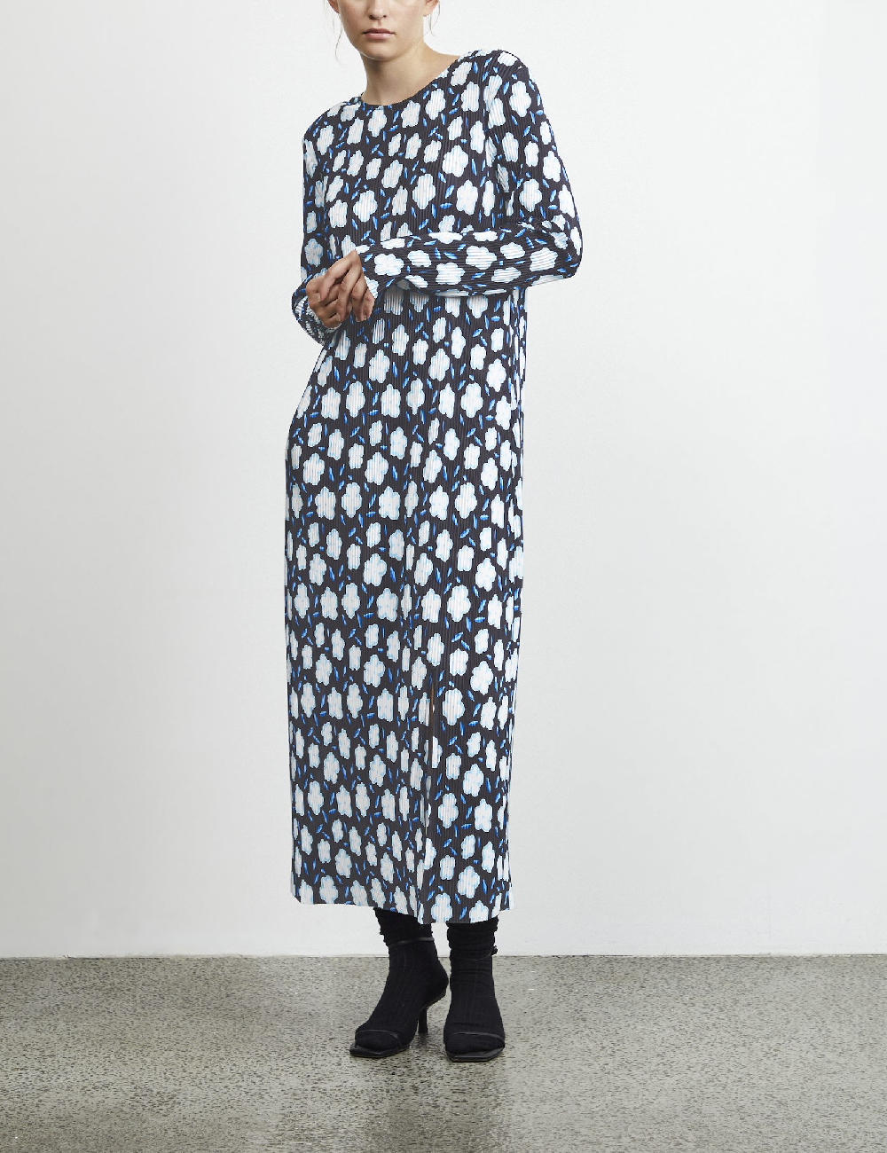 Rochie lunga Ichi, bleumarin
