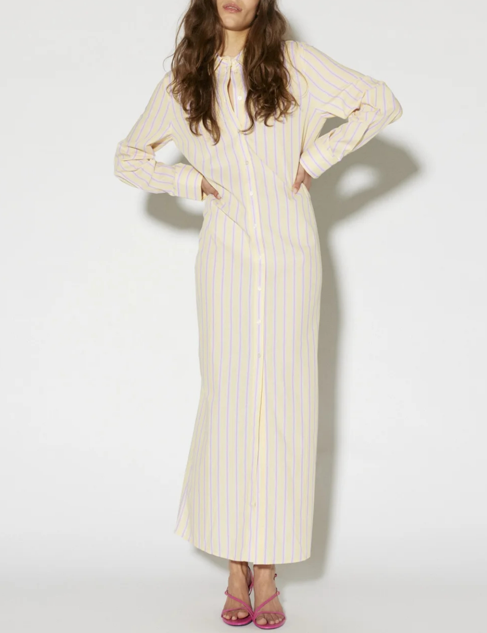 Rochie lunga Something New, galben