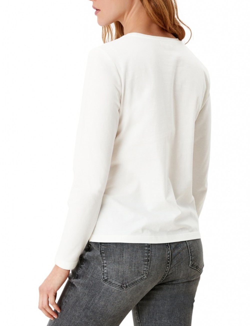 Bluza s.Oliver, alb - 1 | YEO