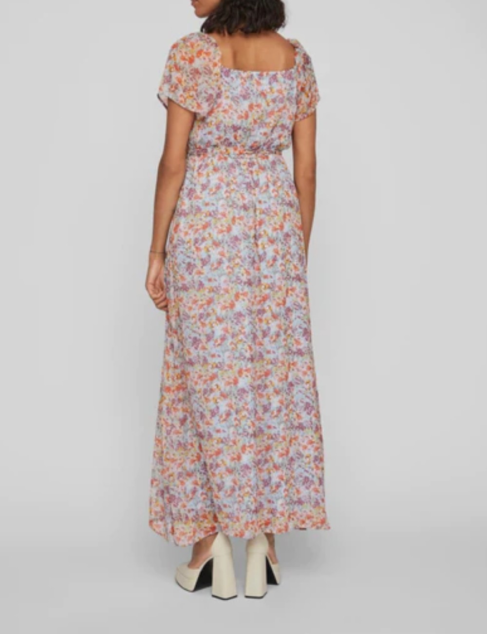 Rochie lunga Vila, mix culori - 1 | YEO