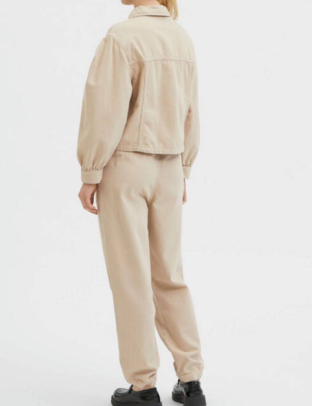 Pantaloni Selected Femme, crem - 1 | YEO